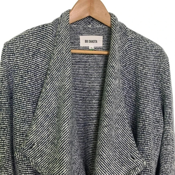 BB Dakota Draped Knit Cardigan Jacket - Picture 5 of 10